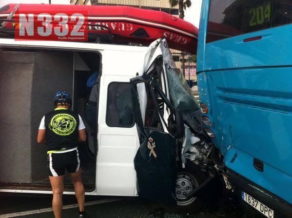 Guardia Civil Divers Injured in Vehicle Crash 2