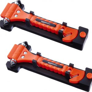 Seat Belt Cutter and Emergency Window Breaker Hammer