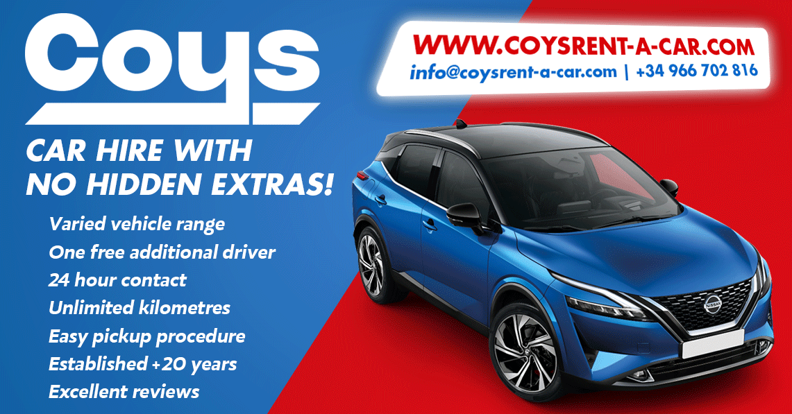 Car hire with no hidden extras - Torrevieja, Alicante, Costa Blanca